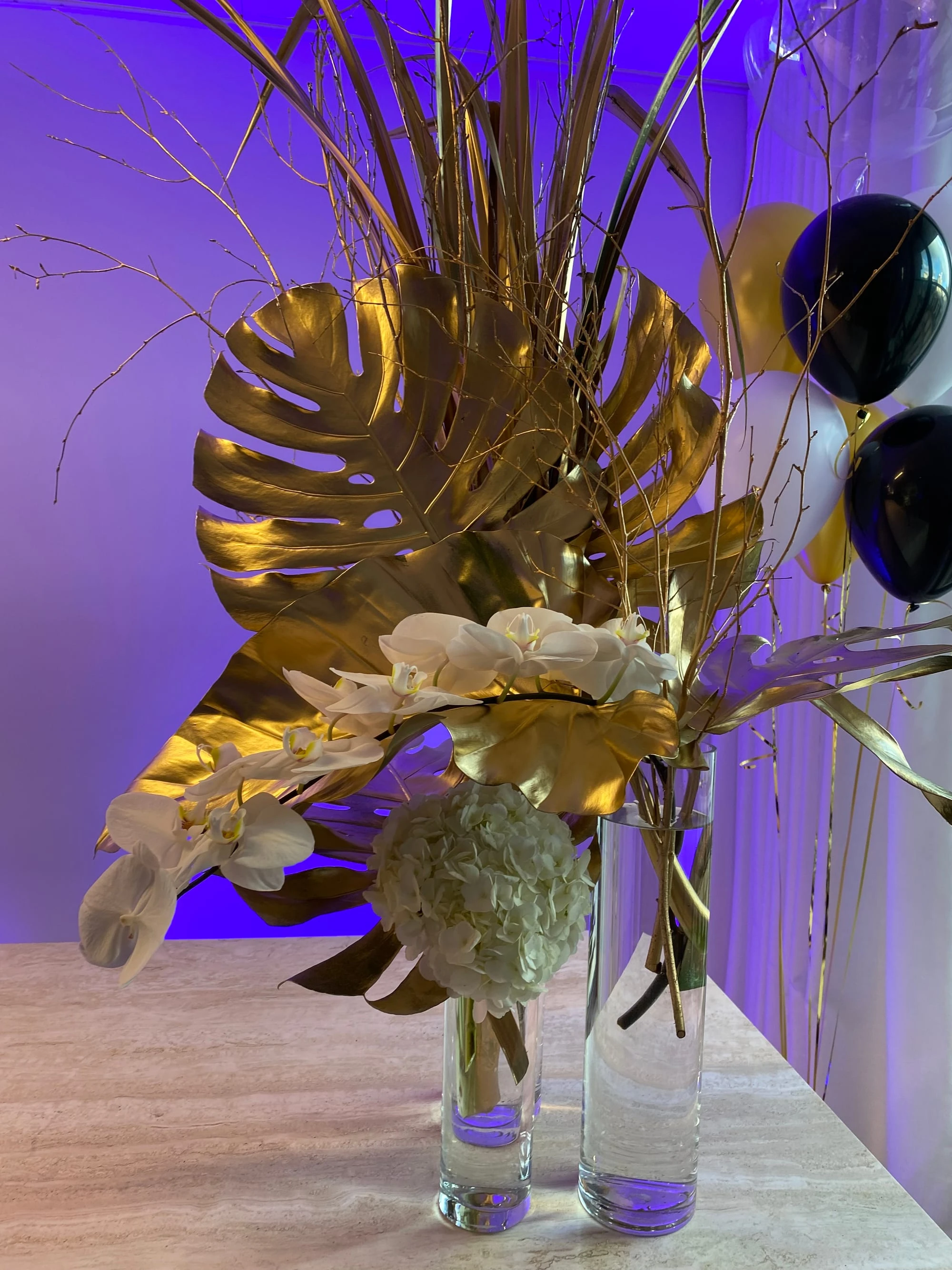 Décoration florale pour un événement élégant